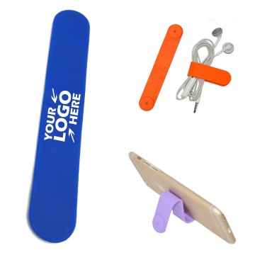 Multi-function Silicone Magnetic Clip Band Phone Holder Cable Organizer